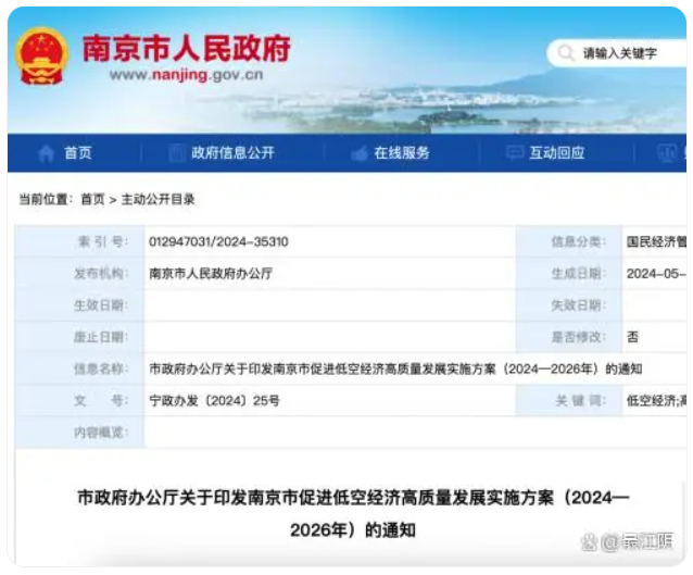 南京市政府鼎力支持，2024中國(guó)長(zhǎng)三角低空經(jīng)濟(jì)應(yīng)用博覽會(huì)蓄勢(shì)待發(fā)